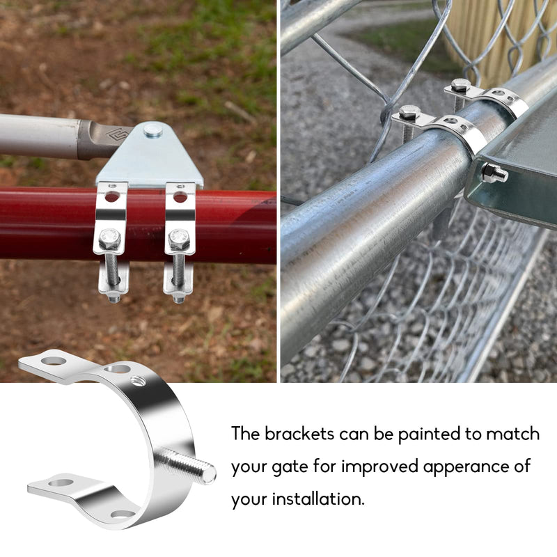 Universal Tube Bracket Kit for Automatic Gate Opener System, Suitable for 1.6'' to 2'' Tubes, Easy Installation - NewNest Australia