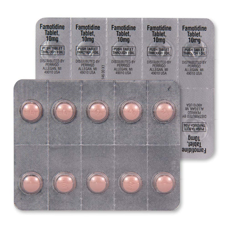 Amazon Basic Care Original Strength Famotidine Tablets, 10 mg, Acid Reducer for Heartburn Relief, 30 Count - NewNest Australia