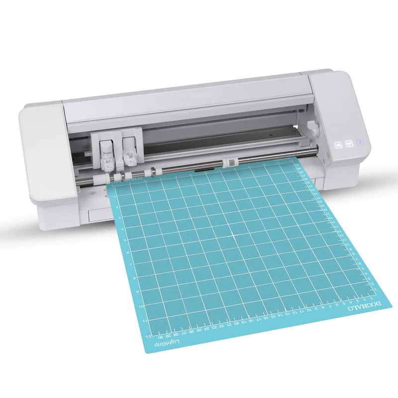 DOOHALO Cutting Mat for Silhouette Cameo 4 Cutting Machine Lightgrip Cutting Mat 12 X 12 inch 3 Pack Replacement Adhesive Mats for Silhouette Cut Blue Color 12X12-LightGrip Light Grip - NewNest Australia