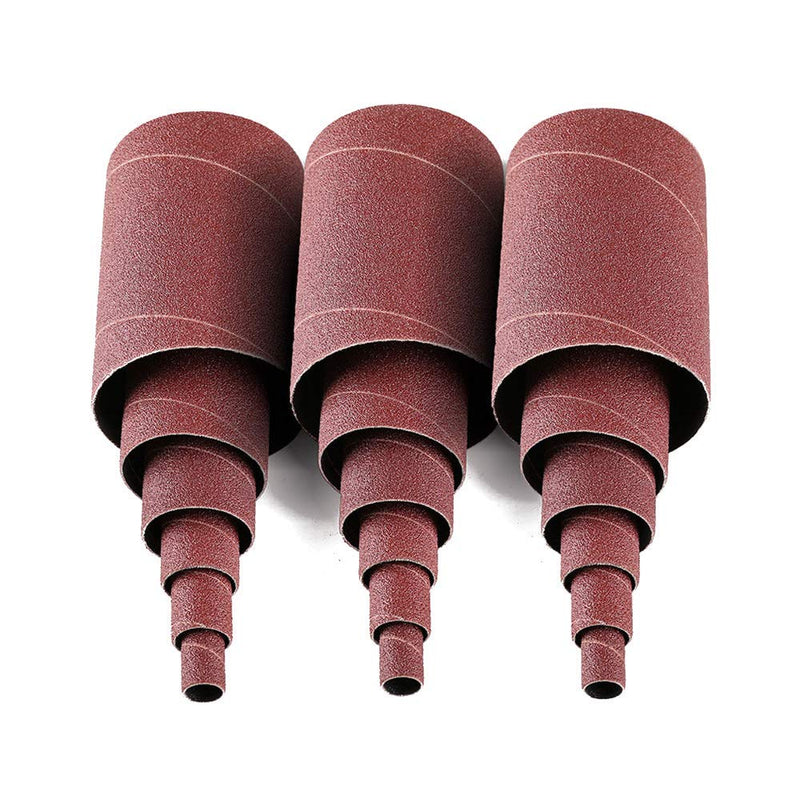 Aluminum Oxide Spindle Sanding Sleeves, 4.5 Inch Length 80/120/240 Assorted Grit (18 Pack) 80/120/240 Grit - NewNest Australia