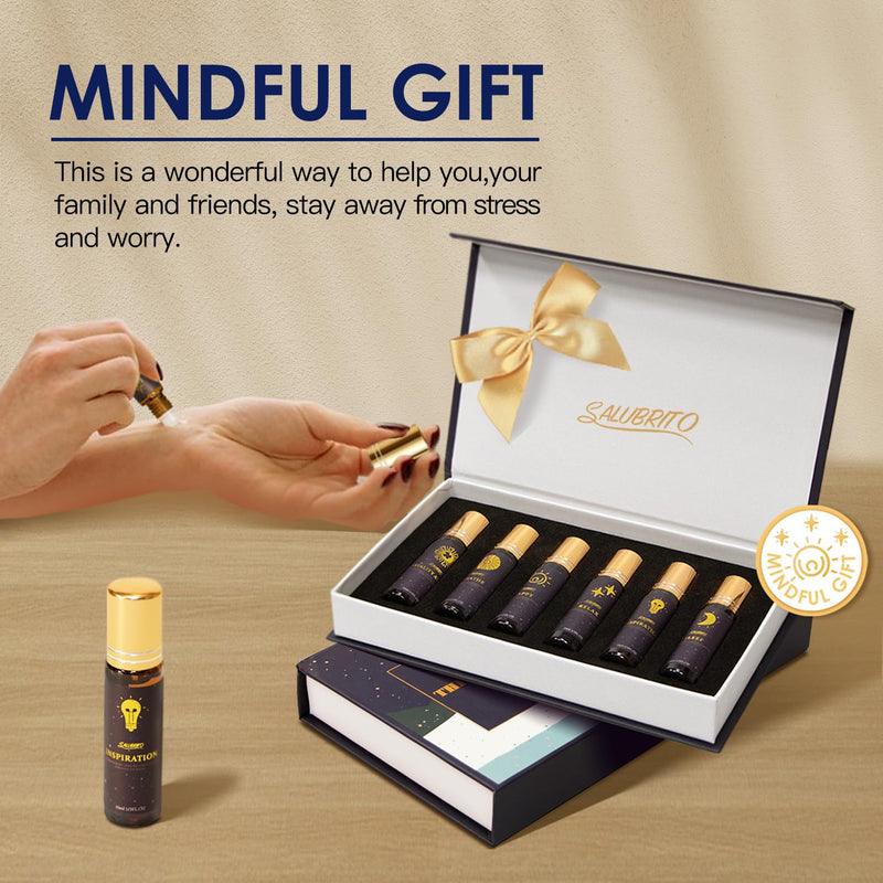 Salubrito Essential Oils Set, Roll On Essential Oil Blends Set, Aromatherapy Oils For Massage, Body Care, Sleeping, Breathing, Relaxing, Gift For Women And Men - NewNest Australia