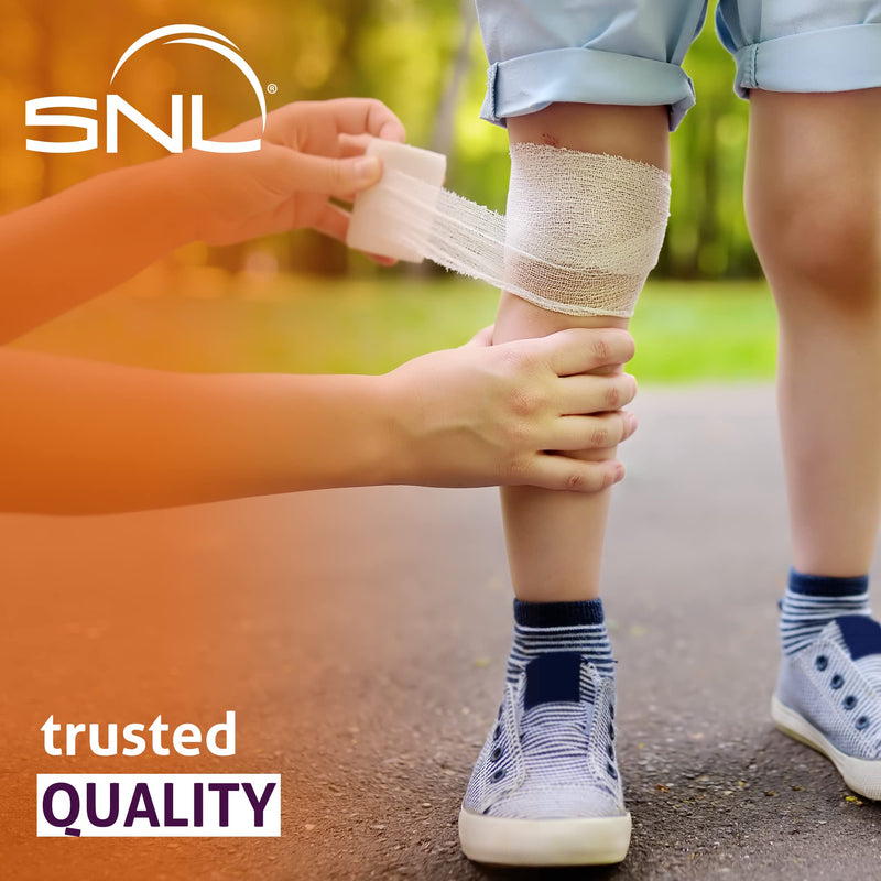 SNL Quality Sterile 4 inch Conforming, Latex Free, Stretch Gauze Bandage Roll - Pack of 24 - NewNest Australia