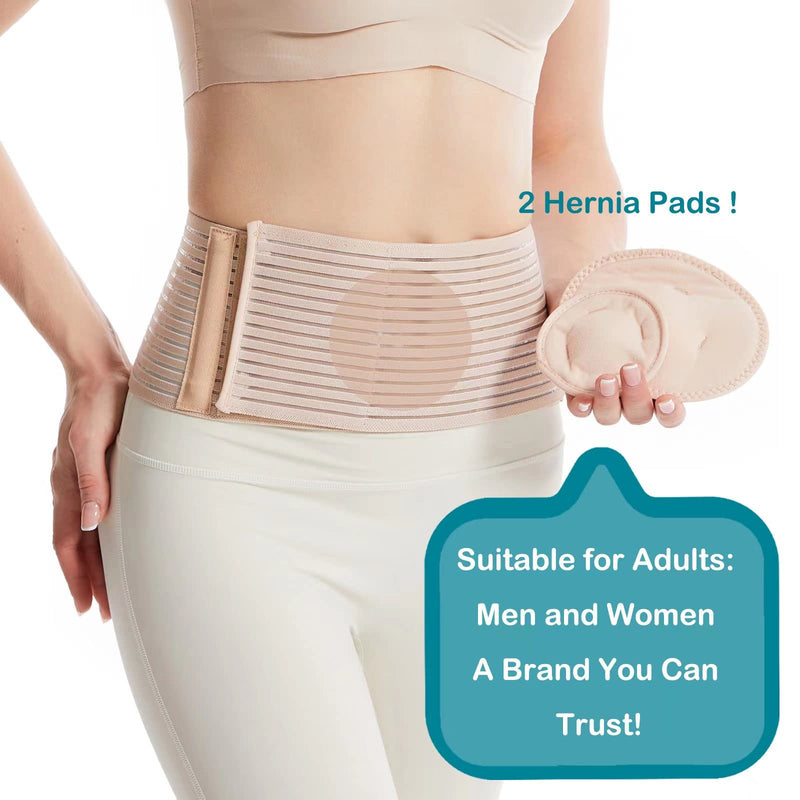 Umbilical hernia bandage & inguinal hernia bandage as an abdominal bandage. Abdominal belt for navel hernia. Inguinal hernia bandage | Hernia Abdominal Belt for Women & Men Large/X-Large (Pack of 1) - NewNest Australia