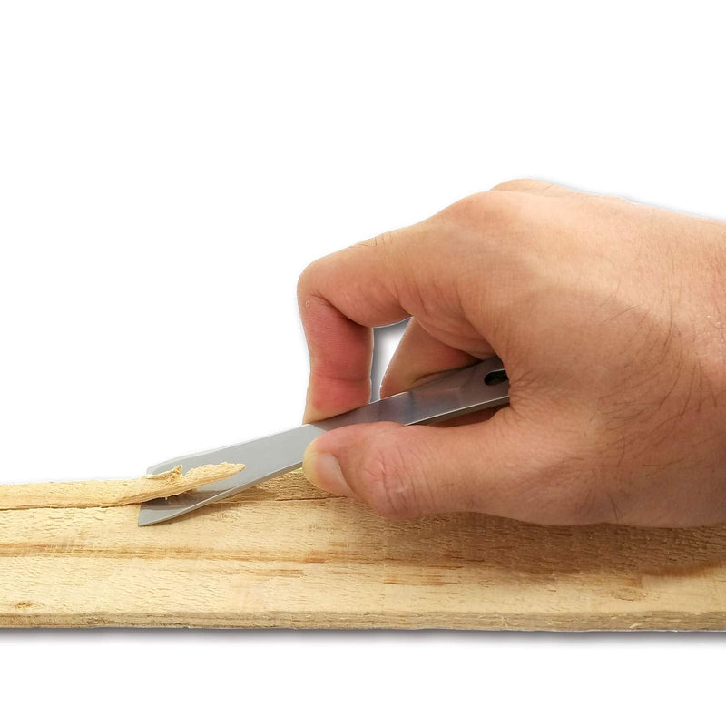 CHILI Tools 7/8" Wide Mini Pry Bar With Flat End, 5 In 1 Paint Scraper With Wooden Handle Hammer End - NewNest Australia