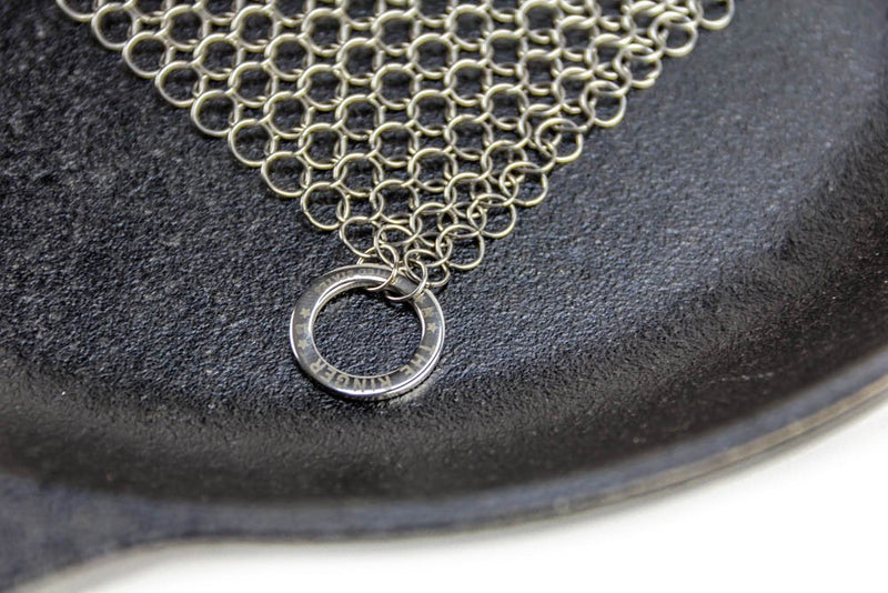The Ringer - The Original Stainless Steel Cast Iron Cleaner, Patented XL 8x6 Inch Design - NewNest Australia