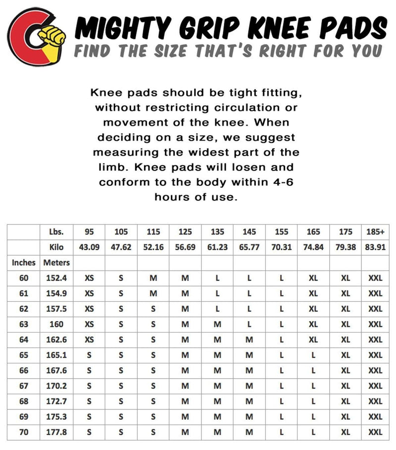 Mighty Grip Pole Dance Full Tacky Knee Climbing Pads Large - NewNest Australia