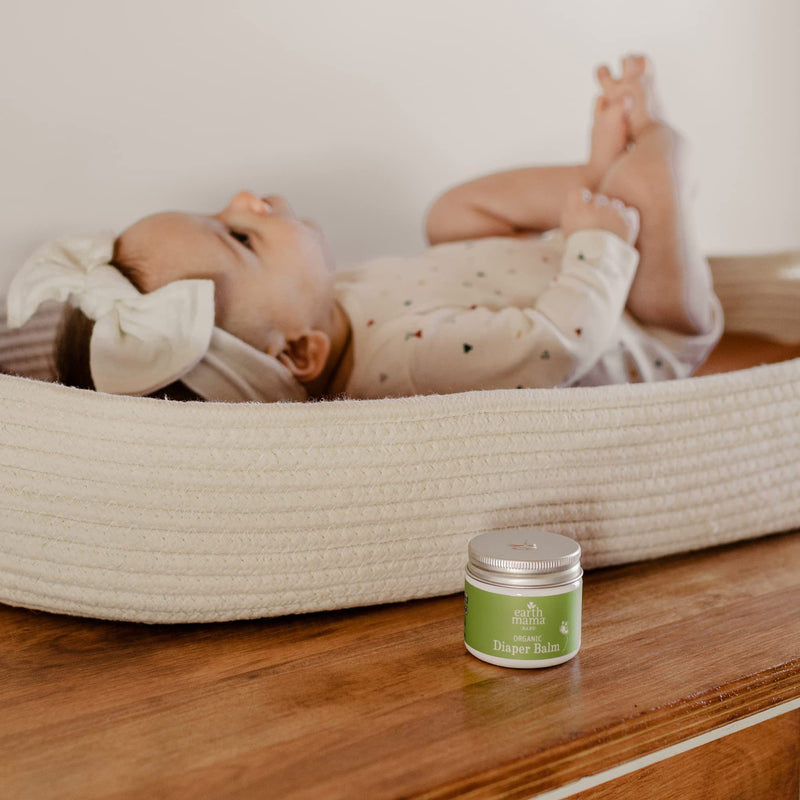 Organic Diaper Balm by Earth Mama | Safe Calendula Cream to Soothe and Protect Sensitive Skin, Non-GMO Project Verified, 2-Fluid Ounce (2-Pack) 2 Fl Oz (Pack of 2) - NewNest Australia