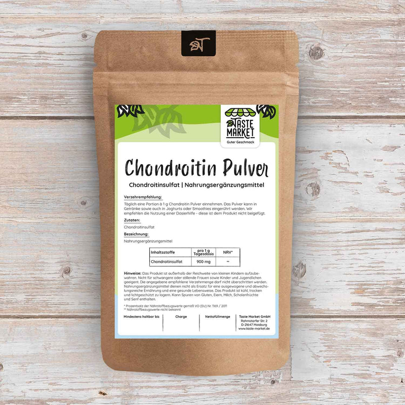 2 x 100 g Chondroitin Powder | without additives | finely ground | Chondroitin sulfate - NewNest Australia