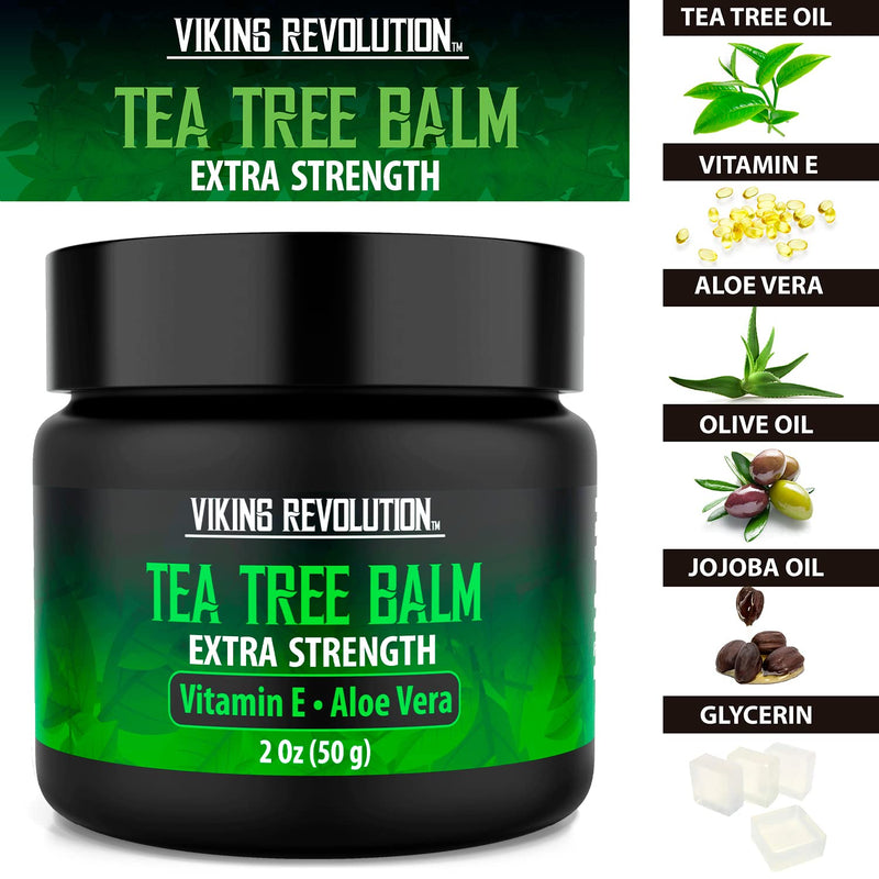 Tea Tree Oil Cream- Super Balm Athletes Foot Cream- Perfect Treatment for Eczema, Jock Itch, Ringworm, and Nail Treatment- Also Soothes Itchy, Scaly and Cracked Skin 1 Pack - NewNest Australia