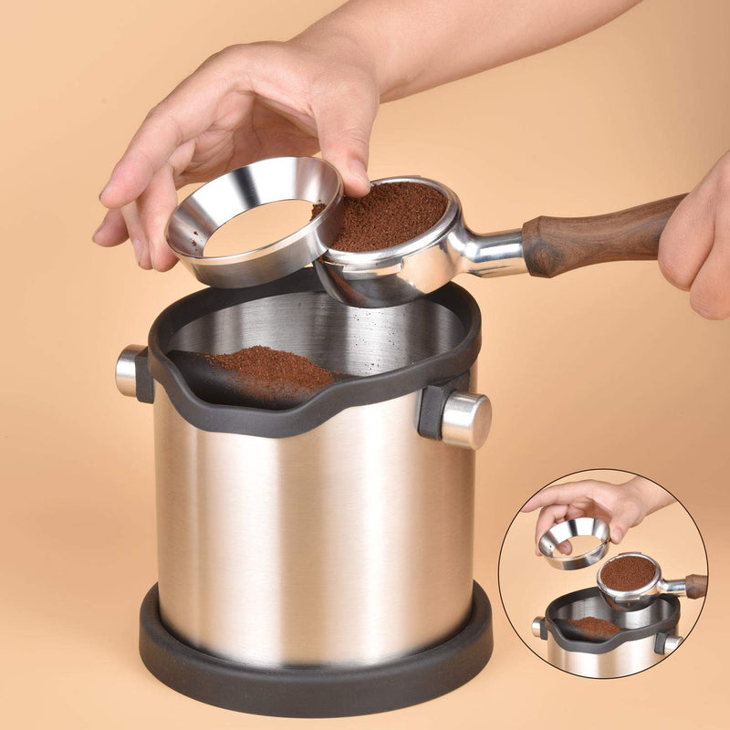 NewNest Australia - 58mm Espresso Dosing Funnel, MATOW Stainless Steel Coffee Dosing Ring Compatible with 58mm Portafilter (58mm) 