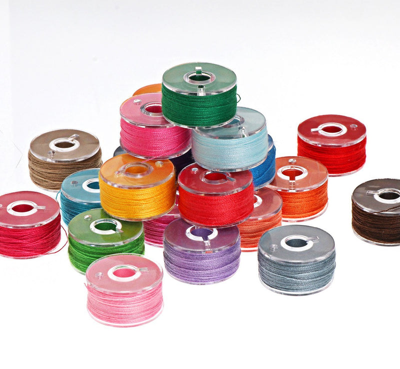 ilauke 36Pcs Bobbins and Sewing Thread with Case for Singer Brother Janome Babylock Kenmore Machine - NewNest Australia