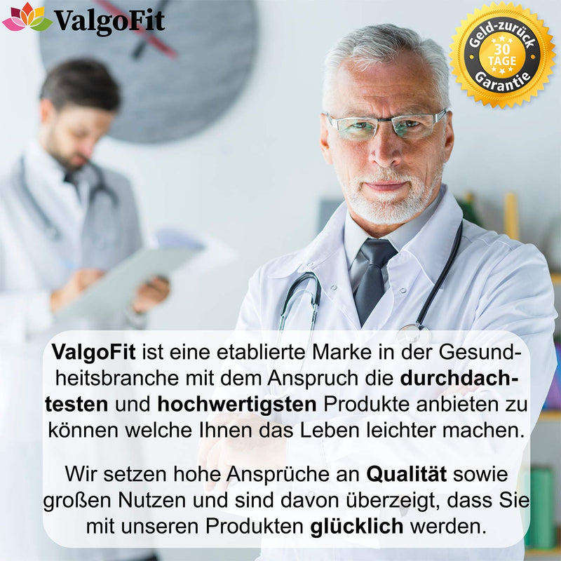 Valgofit® Toe Separator Hallux Valgus Silicone - Pack of 4 - Toe Separator - Correction for All Toes - Soft Bandage, for Men and Women - with Free Training Band and eBook - Chemical-Free - NewNest Australia