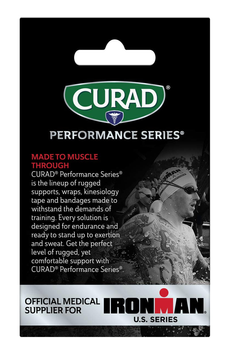CURAD Performance Series Ironman Sports Tape, Black with Red, 1.5" x 10yds - NewNest Australia