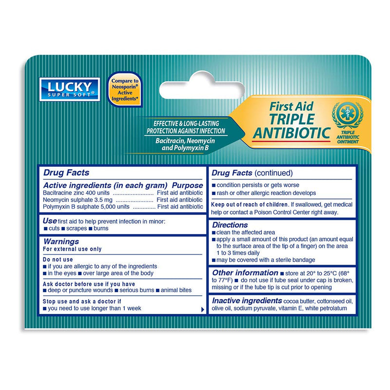Lucky Super Soft Triple Antibiotic Ointment, 0.5 Ounce - NewNest Australia