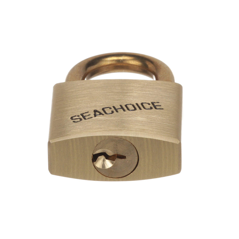 Seachoice 37211 Solid Brass Padlock with Engraved Seachoice Logo – Includes 2 Keys - NewNest Australia