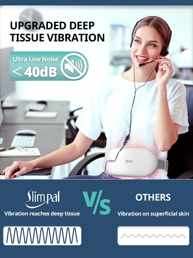 Slimpal Heating Pad for Period Cramps&Back Pain, Plus-Sized Electric Heating Pad, Menstrual Period Cramps Heat Belt Pain Relief, 3 Timer Auto Off Setting, Girls Women Wife Beige - NewNest Australia