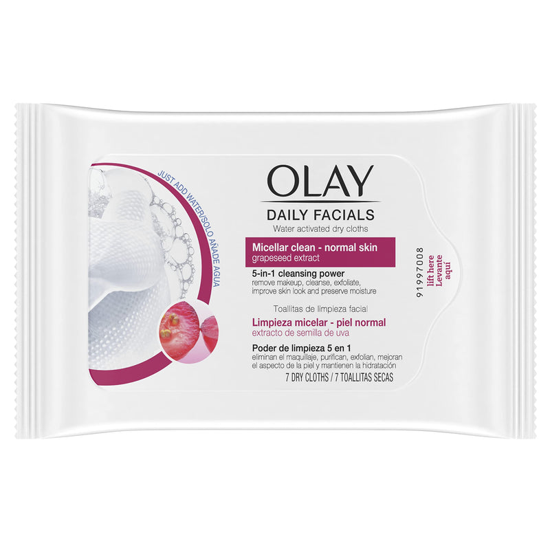 Olay Collagen Peptide 24 Day Face Cream 50ml + Daily Facials 5-in1 Dry Cloths Face Wipes 7cnt Collagen Peptide24 Day Face Cream - NewNest Australia