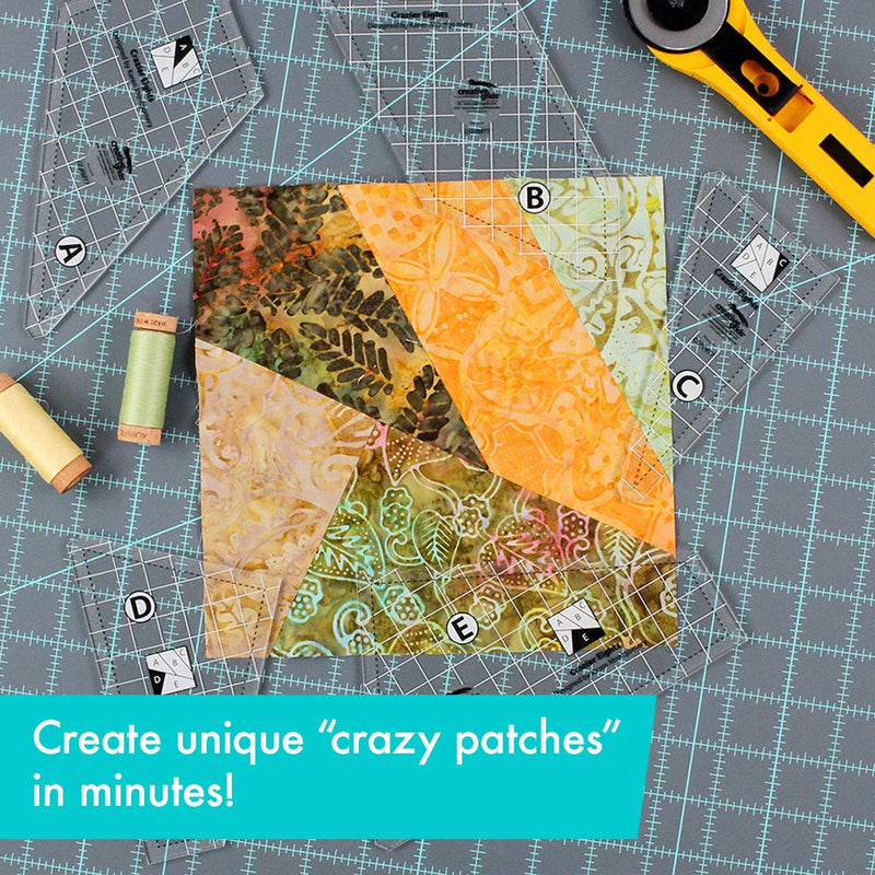 Creative Grids Crazier Eights Template 5pc Set - CGRMT7 - NewNest Australia