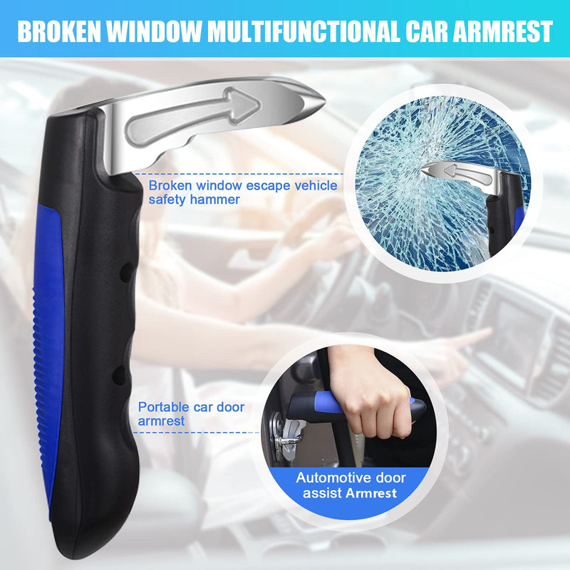 Fox·Bunny Car Door Armrest for Disabled, Portable Car Cane Grab Bar Mobility Aid, Car Cane Mobility Aid Used as Standing Assist Mobility Aid Armrest, Car Emergency Escape Tool, Window Breaker - NewNest Australia