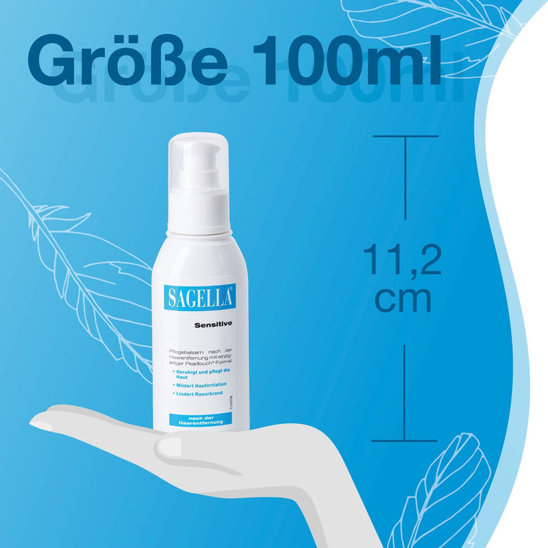 Sagella® Sensitive, care balm for women, prevents razor bumps and razor burn, for a pleasant skin feeling, 100 ml - NewNest Australia