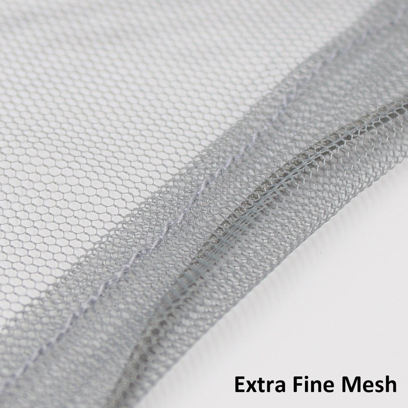 Mosquito Head Nets Gnat Repellant Head Netting for No See Ums Insects Bugs Gnats Biting Midges from Any Outdoor Activities, Works over Most Hats Comes with Free Stock Pouches (3pcs, Grey) - NewNest Australia