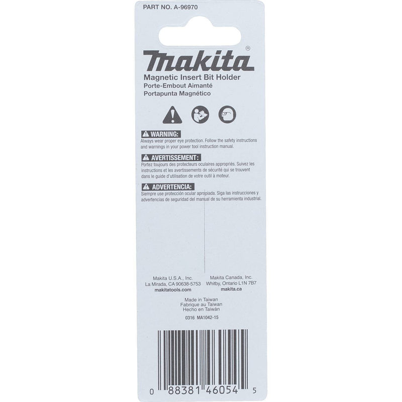 Makita A-96970 Impactx 2-3/8″ Onepiece Magnetic Insert Bit Holder 2-3/8-Inch 1-Pack - NewNest Australia