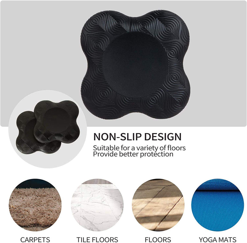 Zealtop Yoga Knee Pad Cushion Extra Thick for Knees Elbows Wrist Hands Head Foam Yoga Pilates Work Out Kneeling pad Lake blue - NewNest Australia