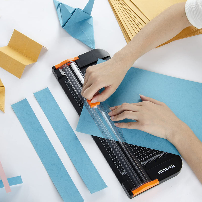 WORKLION Replacement Blade for Paper Cutter with Automatic Security Safeguard, Paper Trimmer Blades Refill(4 Pack) - NewNest Australia