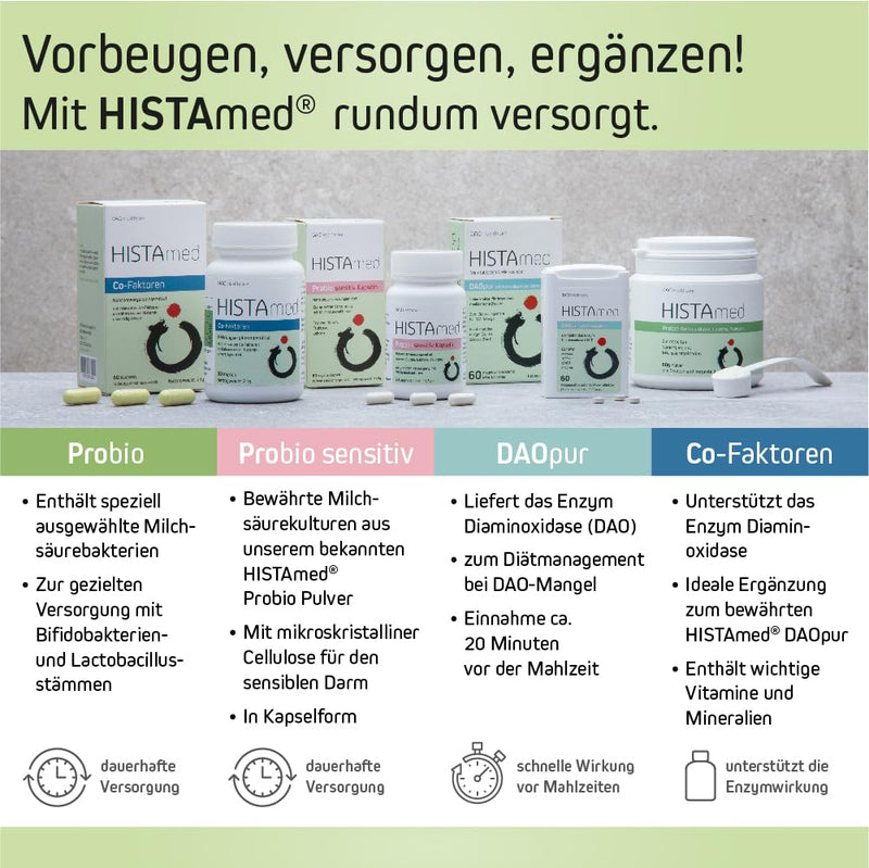 HISTAmed® probio powder - with Bifidobacterium infantis and Bifidobacterium longum - for the targeted supply of lactic acid bacteria - NewNest Australia