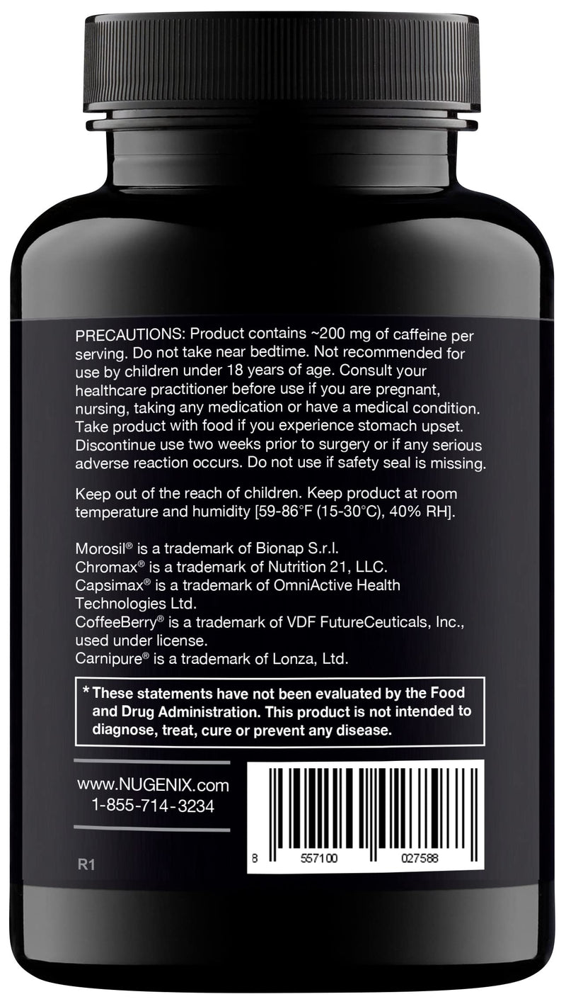 Nugenix Thermo - Thermogenic Fat Burner Supplement for Men, Extreme Metabolic Accelerator, 60 Count - NewNest Australia