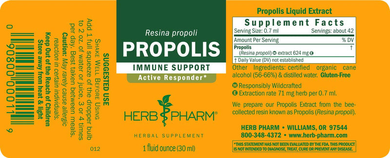 Herb Pharm Propolis Extract for Immune System Support - 1 Ounce 1 Fl Oz (Pack of 1) - NewNest Australia