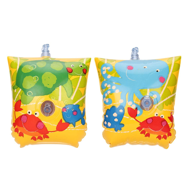 Inflatable Swim Arm Bands Armband for Kids Cute Children Swimming Floatation Sleeves Water Rings Rollup Floats Tube Armlets Swim Floater Sleeves Swimming Arm Floaties Learning Swim Training Aids fish - NewNest Australia