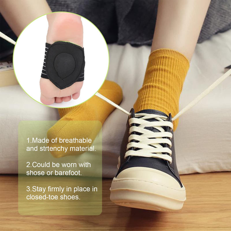 TSHAOUN 4 Pair Arch Support，Compression Cushioned Plantar Fasciitis Support，Relief Plantar Fasciitis Sleeves, Fallen Arches, Heel Spurs,for Men and Women (Black Green) Black Green - NewNest Australia