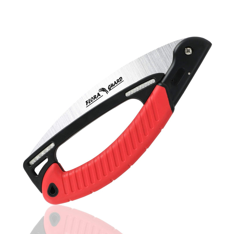 FLORA GUARD Hand Pruning Saws 9 Inch Folding Saw with Non-Slip Handles and Safey Lock, Quality Made for Real Work - NewNest Australia