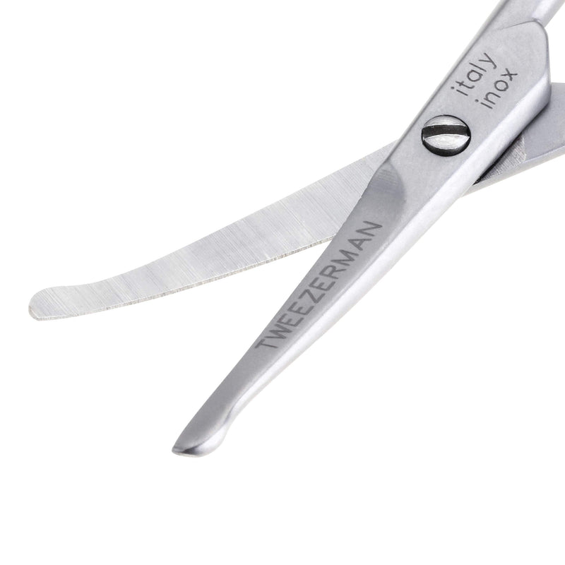 TWEEZERMAN beard hair scissors, facial hair scissors with rounded tip made of stainless steel - NewNest Australia