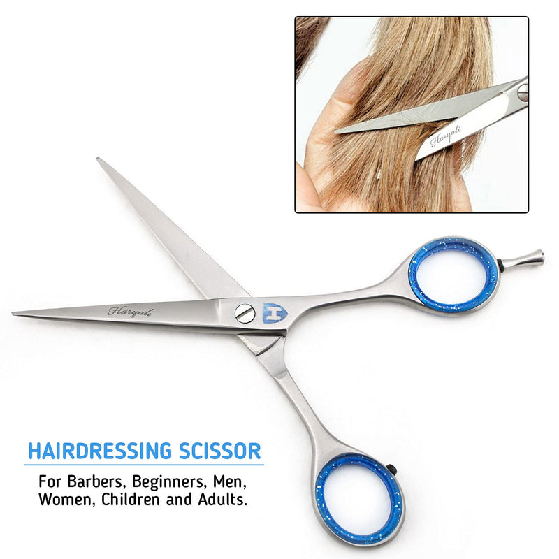 Haryali London Hairdressing Scissors - 6 Inch Professional Hairdressing Scissors For Men And Women - Hair Cutting Scissors - High-Quality Hairdressing Scissors With Leather Case - Premium Quality Hair - NewNest Australia
