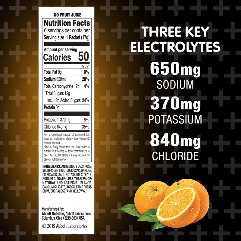 Pedialyte AdvancedCare Plus Electrolyte Powder, with 33% More Electrolytes and PreActiv Prebiotics, Orange Breeze, Electrolyte Drink Powder Packets, 0.6 oz, 6 Count - NewNest Australia
