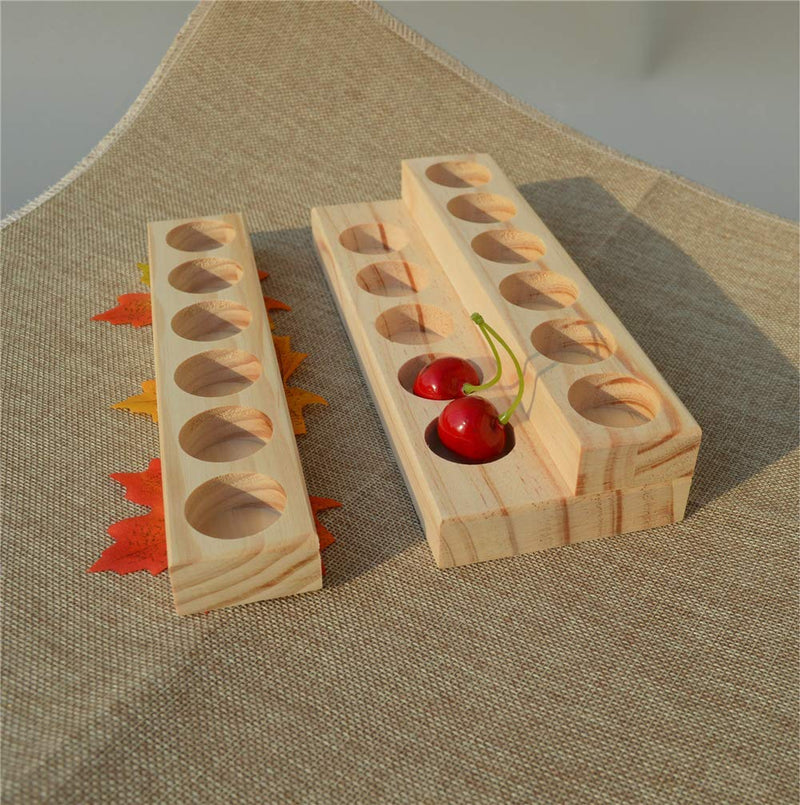 Songlela Essential Oil Display Stand, 11 Holes Aromatherapy Oils Wooden Carry Rack Holder Organizer Multifunctional Gift For Nail Polish, Fragrance Oils, Essential Oils, Stain And Lipstick #2 - NewNest Australia