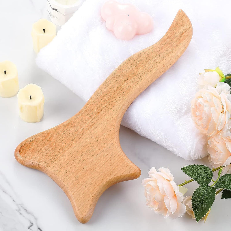 Massage Paddle For Maderotherapy And Lymphatic Drainage, Gua Sha Lymphatic Drainage Massager Made Of Wood, Lymphatic Drainage Device, Massage Wood, Made Of Oiled Beech Wood - NewNest Australia