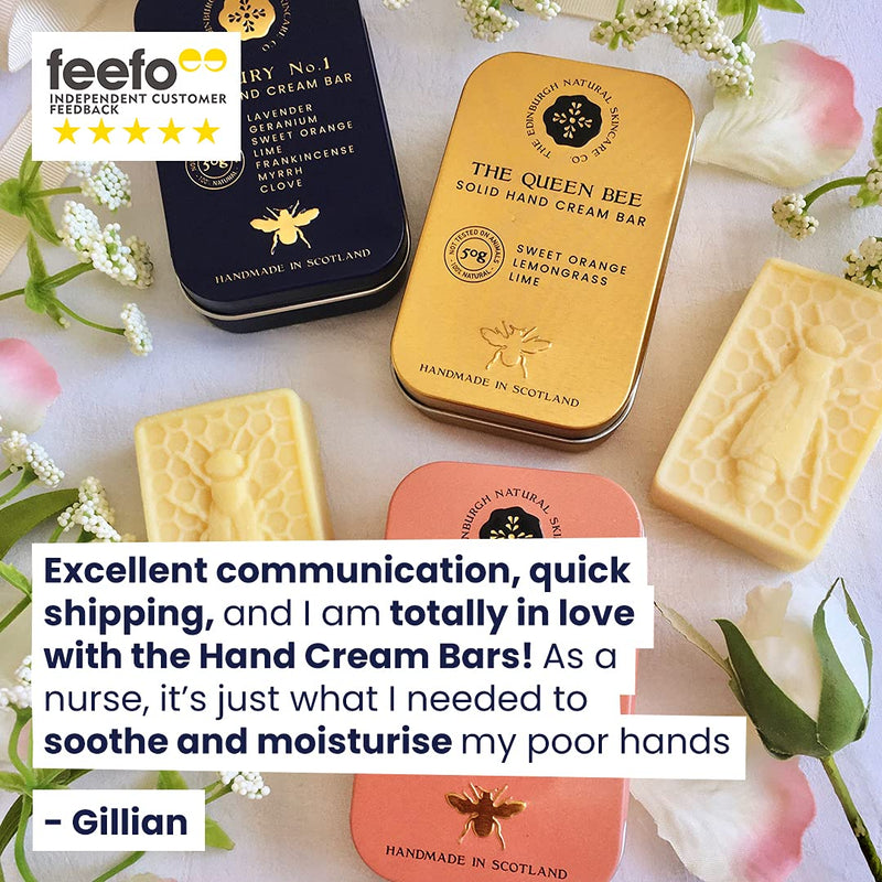 Edinburgh Skin Care Company, Gardener's Scent, Solid Luxury Hand Cream Bar | Cruelty Free | Natural | For Sensitive & Extra Dry Hands | Hand Moisturiser | For Him & Her - NewNest Australia