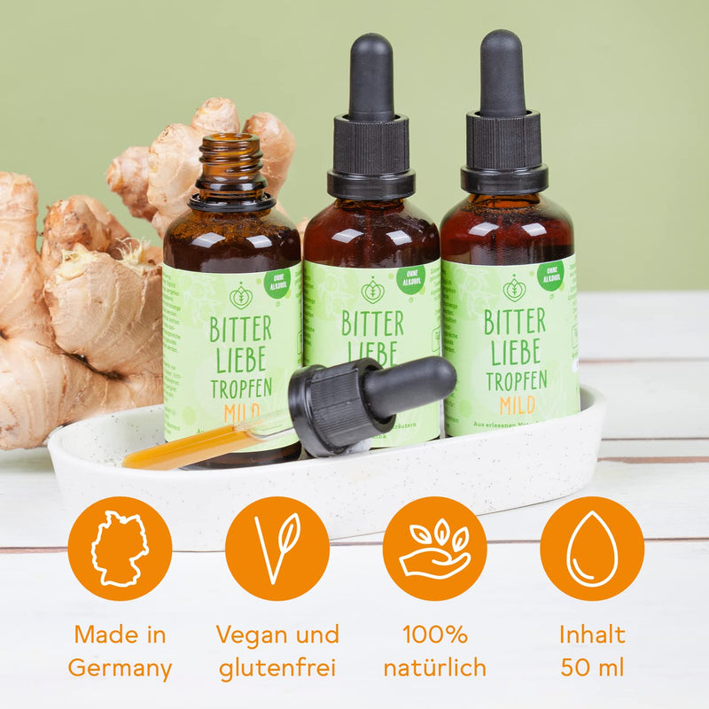 BitterLiebe® mild - bitter drops without alcohol 50ml I Known from The Lions' Den I Bitter drops without alcohol 1 - NewNest Australia