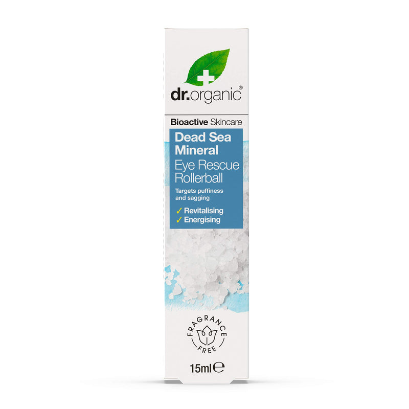 Dr Organic Dead Sea Mineral Eye Rescue Rollerball 15ml - NewNest Australia