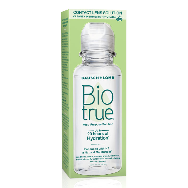Contact Lens Solution by Biotrue, Multi-Purpose Solution for Soft Contact Lenses, 2 Fl Oz (Pack of 4) 2 Fl Oz (Pack of 4) Pack of 4 - NewNest Australia