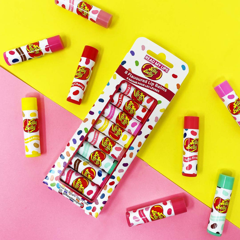 Read My Lips Jelly Belly Lip Balm, Party - 8-Piece - NewNest Australia