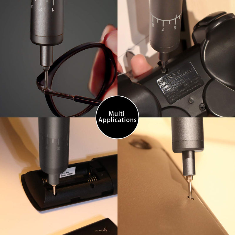 Electric Screwdriver, Jakemy Adjustable 8 Torque USB Type-C Rechargeable Multi-Function Magnetic Precision Power Screwdriver Set Repair Tool Kit with 40 Bits for iPhone, Watch, Smartphone Y02-JM - NewNest Australia
