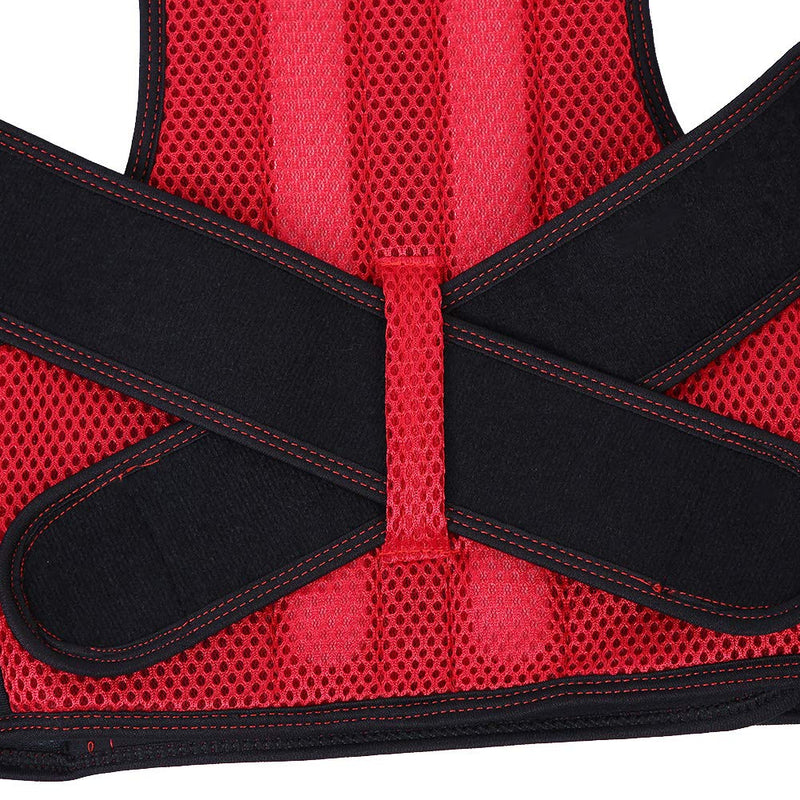 Posture Corrector Hunchback Straightener,Spine Shoulders Back Support,Adjustable and Breathable Back Brace Improves Posture and Back PainRelief (5XL-Red) 5XL Red - NewNest Australia