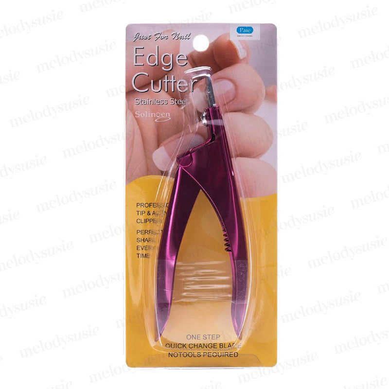 MELODYSUSIE Nail Clippers Tip Cutters for Acrylic False Fake Gel Artificial Nails Rustproof Sharp Professional Manicure Pedicure Trimmer Nail Care Tools, Plum S (Pack of 1) A-plum - NewNest Australia