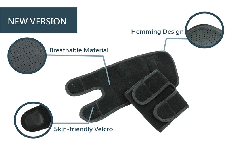 ObboMed MB-1850S Upper Arm Support Brace Upper Arm Support with Magnets Support for Tennis and Golfer Elbow Training Tendonitis Arthritis Black - S: 11-12" - NewNest Australia