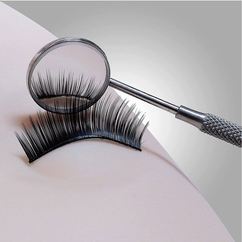 YSCARE Dental Mouth Mirror Oral Dental Mirror Inspection Mirror Curve Angle Dentist Oral Care Mouth Control Extension Tool Also suitable for eyelash extensions. (Silver) Silver - NewNest Australia
