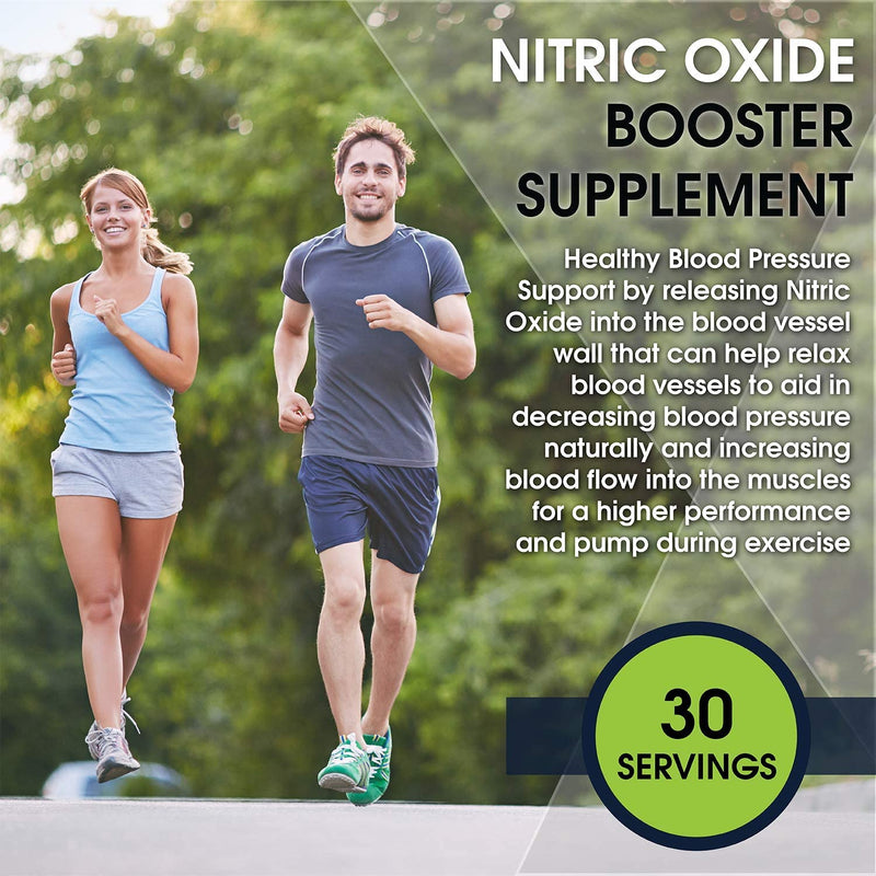 L-Arginine 5000mg + L-Citrulline 1000mg Complex Powder Supplement - Nitric Oxide Booster - Blood Pressure Support - Berry Flavored - 300g - BlueEarth Company - NewNest Australia
